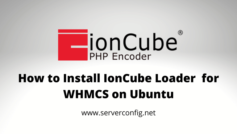 How to Install IonCube Loader for WHMCS on Ubuntu